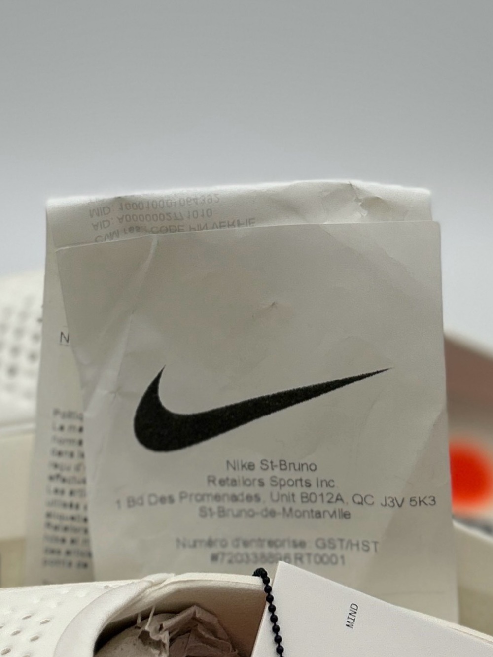 Nike Mind 001 Pregame Mules Slides - Sail Light Bone Cream - Picture 3 of 17